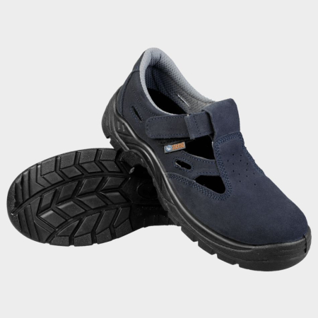 TOUAREG SANDAL VINTAGE NAVY S1 FO SR, sandală de protecție din piele întoarsă, cu bombeu metalic [3]