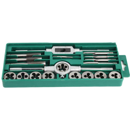 Burghie și dălți - Trusă filiere și tarozi M3 - M12 set 20