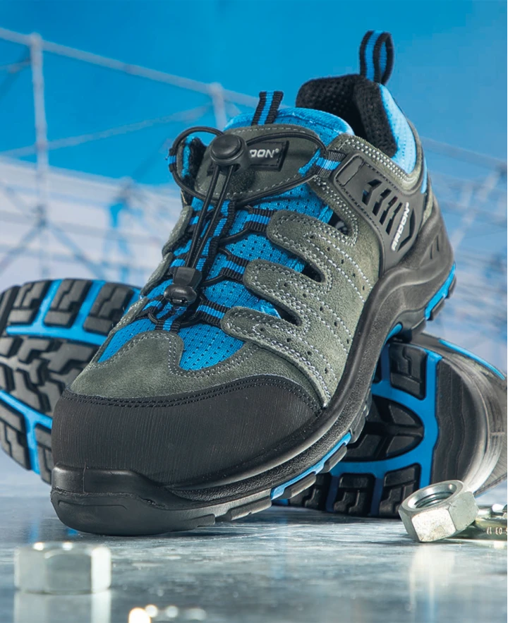 TURNER S1P SR HRO, Pantofi de protecție din piele velur și material textil, bombeu metalic, lamelă antiperforație din oțel [5]