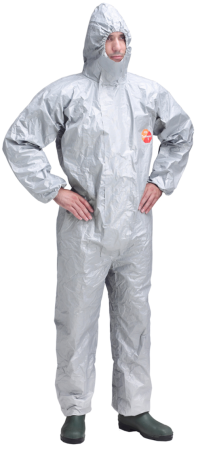 Combinezoane unică folosință - TYCHEM 6000 F MO40900, combinezon chimic, tip 3/4/5/6, antistatic, EN 14126