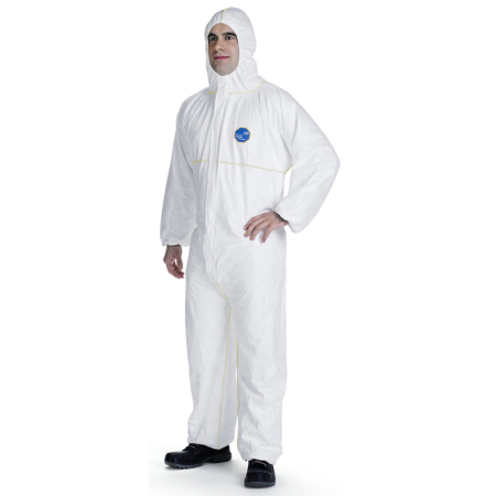 Costume | Combinezoane Antichimice | Multirisc - TYVEK 200 EASYSAFE OVERALL, Combinezon de protecție chimică tip 5/6, din tyvek, 41 g/m², antistatic