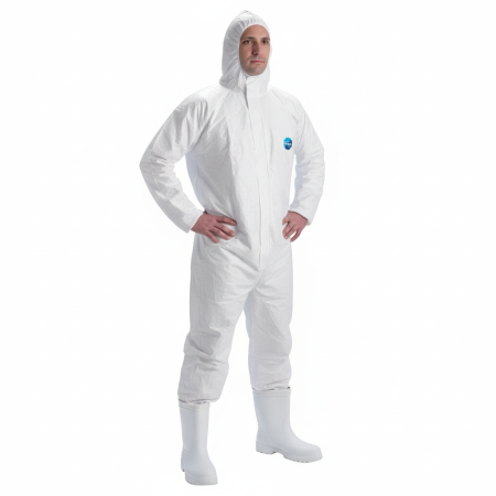 Costume | Combinezoane Antichimice | Multirisc - TYVEK 500 DUAL OVERALL, Combinezon de protecție chimică tip 5/6, din tyvek și polipropilenă SMS, 41 g/m², antistatic