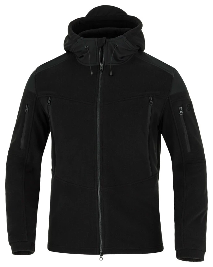 IMBRACAMINTE - ULTRITE UNI, Hanorac fleece tactic cu glugă din nylon și elastan, cu ranforsări ripstop