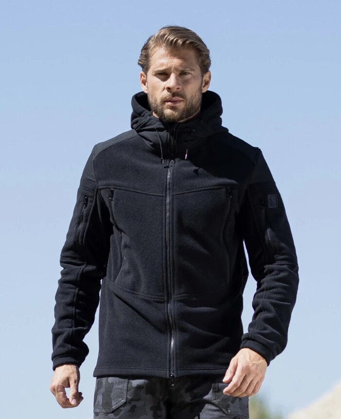 ULTRITE UNI, Hanorac fleece tactic cu glugă din nylon și elastan, cu ranforsări ripstop [2]