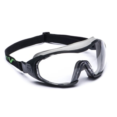 Ochelari de protecție - UNIVET 6X1 CLEAR, Ochelari de protecție etanși, tip goggle, cu lentilă incoloră, AF/AS, ventilație indirectă