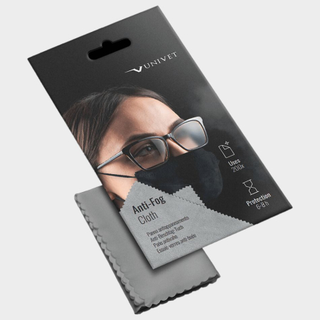 ARTICOLE TEHNICE SI PRIM AJUTOR - UNIVET, Lavetă anti-aburire din microfibră 15×18 cm pentru ochelari și viziere