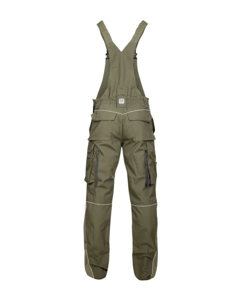 URBAN, Pantaloni cu pieptar din poliester, bumbac stretch și cordura, 270 g/mp [17]