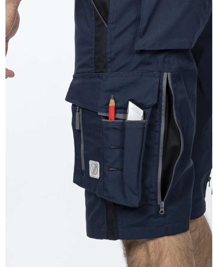 URBAN+, Pantaloni scurți de lucru din poliester și bumbac cu inserții CORDURA, 270 g/mp [4]