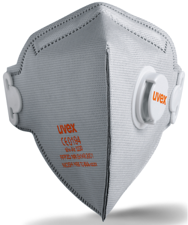 PROTECȚIE RESPIRATORIE - UVEX 3220 silv-Air C, Semimască de filtrare FFP2 cu cărbune activ, cu supapă