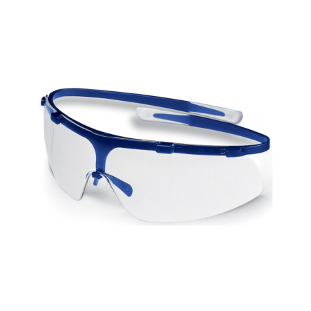 Ochelari de protecție - UVEX SUPER G, ochelari de protecție ultraușori 18 g, lentilă incoloră AF/AS sau fumurie AF/AS, protecție UV400