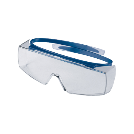UVEX SUPER OTG, ochelari de protecție OTG (Over The Glasses) cu lentilă incoloră AF/AS sau fumurie AS, ramă Grilamid®, protecție UV400 [1]