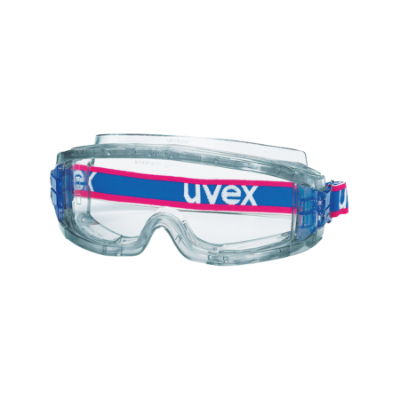 Ochelari de protecție - UVEX ULTRAVISION, ochelari de protecție etanși tip goggle cu lentilă acetat anti-aburire (AF), ventilație indirectă, purtare peste ochelari (OTG), variante standard / cu burete interior