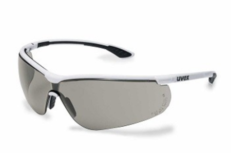 UVEX X-FIT, ochelari de protecție sportivi cu lentilă incoloră / fumurie, tratament anti-aburire (AF) / anti-zgârieturi (AS), protecție UV400 [1]