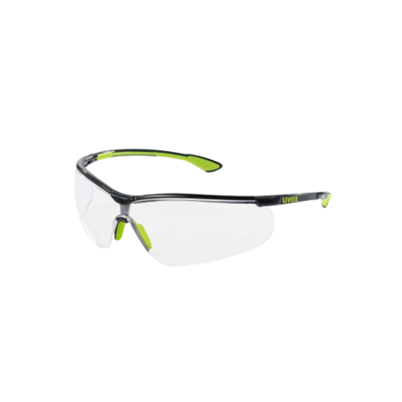 Ochelari de protecție - UVEX X-FIT, ochelari de protecție sportivi cu lentilă incoloră / fumurie, tratament anti-aburire (AF) / anti-zgârieturi (AS), protecție UV400