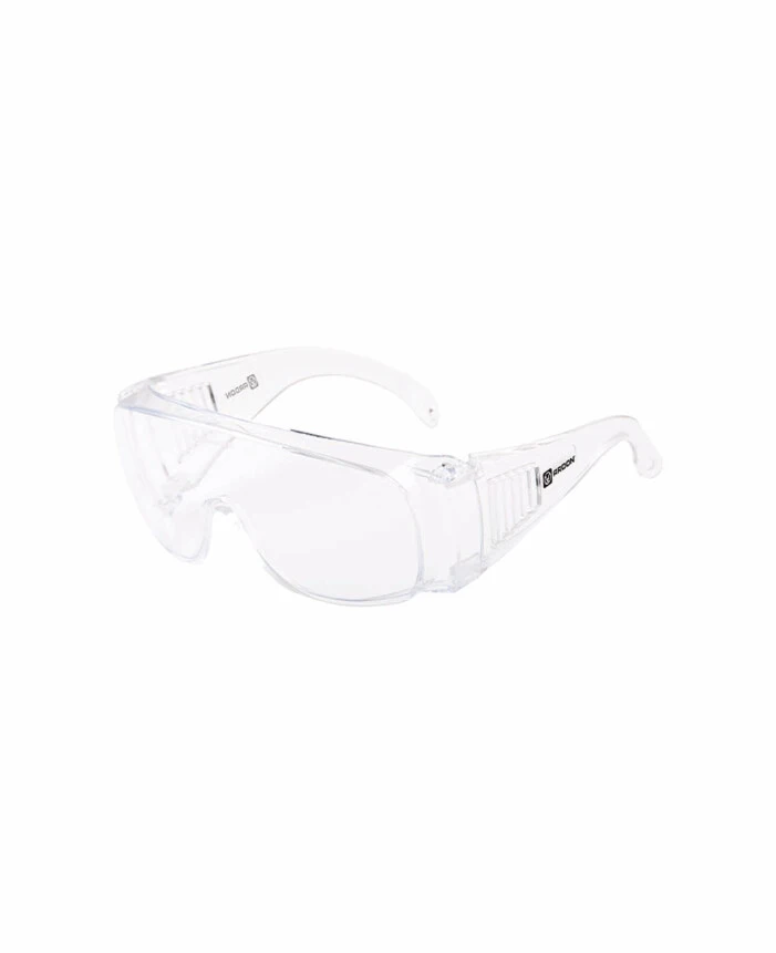 PROTECȚIA OCHILOR - V1011E, Ochelari de protecție cu lentilă incoloră din policarbonat, filtru UV, tratament anti-aburire, tratament anti-zgâriere