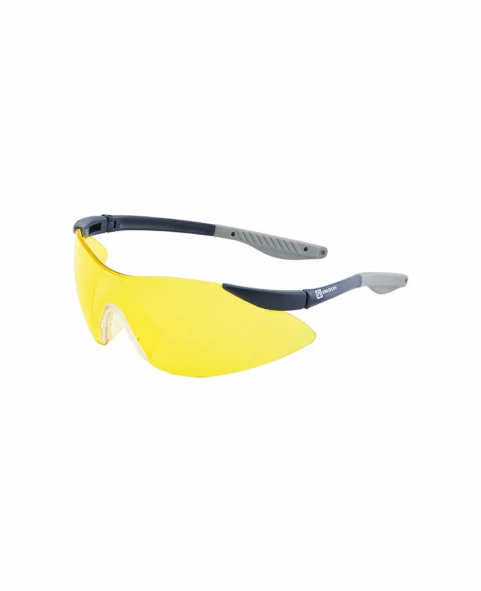 PROTECȚIA OCHILOR - V7300, Ochelari de protecție cu lentilă galbenă din policarbonat, filtru UV, tratament anti-aburire, tratament anti-zgâriere