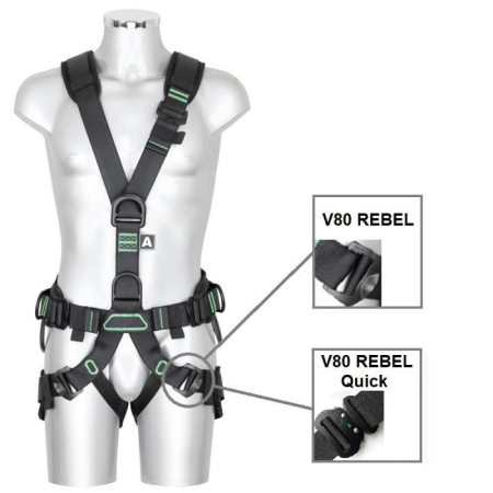 V80 REBEL QUICK, Centură multifuncțională pentru alpinism utilitar [1]