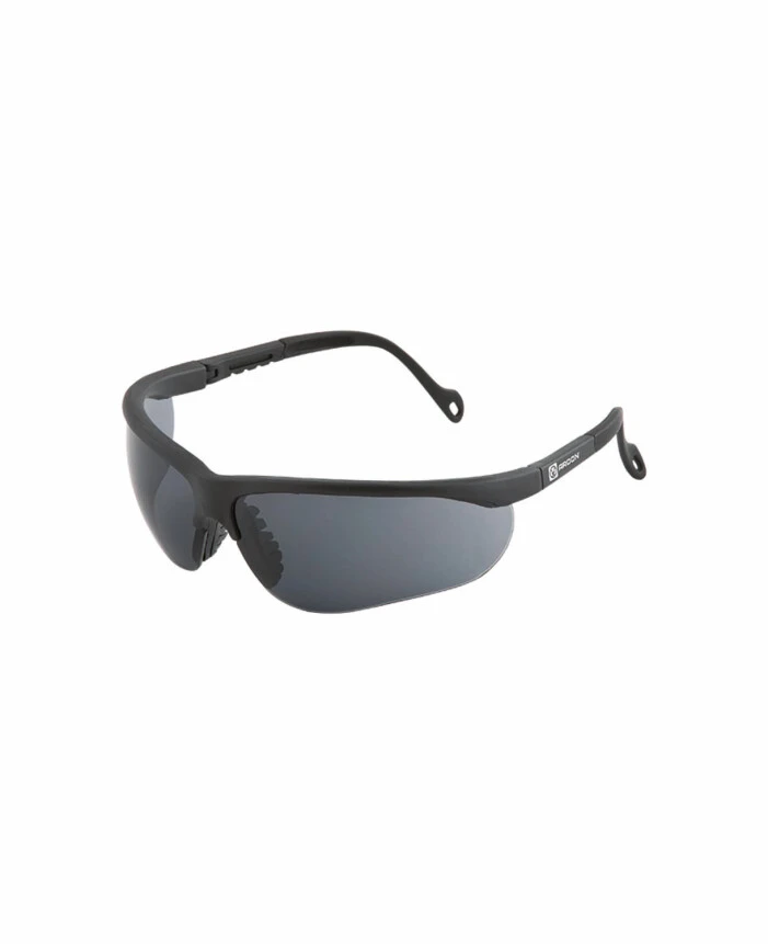 PROTECȚIA OCHILOR - V8100, Ochelari de protecție cu lentilă fumurie din policarbonat, filtru UV, tratament anti-aburire, tratament anti-zgâriere
