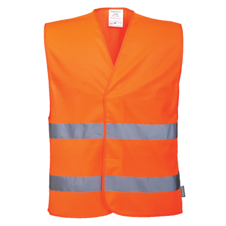 IMBRACAMINTE - Vestă de lucru HI-VIS din poliester, 124 g/mp