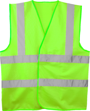 Vestă reflectorizantă cu bandă dublă din tricot poliester, 120 g/mp [2]
