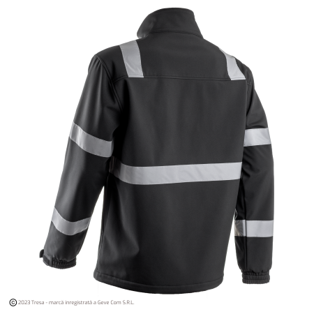 VIGILE, Jachetă Softshell din poliester cu 3 straturi, 330 g/mp, impermeabilitate 8.000 mm, vizibilitate EN 17353 [1]