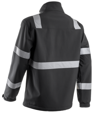 VIGILE, Jachetă Softshell din poliester cu 3 straturi, 330 g/mp, impermeabilitate 8.000 mm, vizibilitate EN 17353 [3]