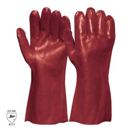 PROTECȚIA MÂINILOR - VINYL RED, Manusi de protectie din PVC
