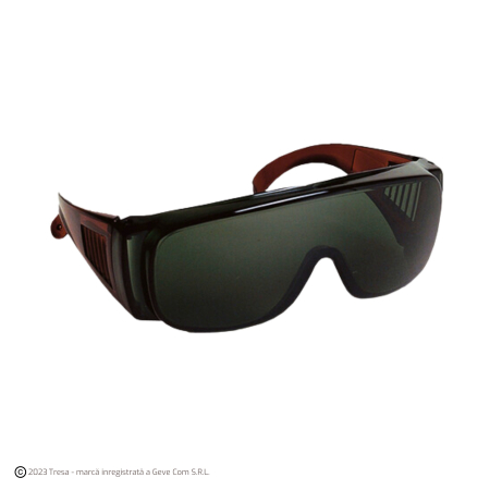 Ochelari de protecție - VISILUX BLACK, Ochelari de protectie cu lentila fumurie si protectii laterale