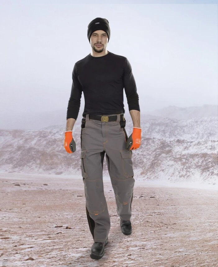 VISION, Pantaloni de iarnă în talie din bumbac și poliester, 260 g/mp, căptușeală 100% bumbac [1]