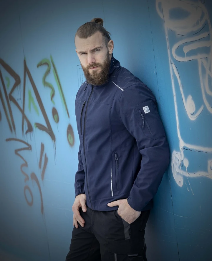 VISION, Jachetă tip Softshell din poliester, căptușeală micropolar fleece [5]