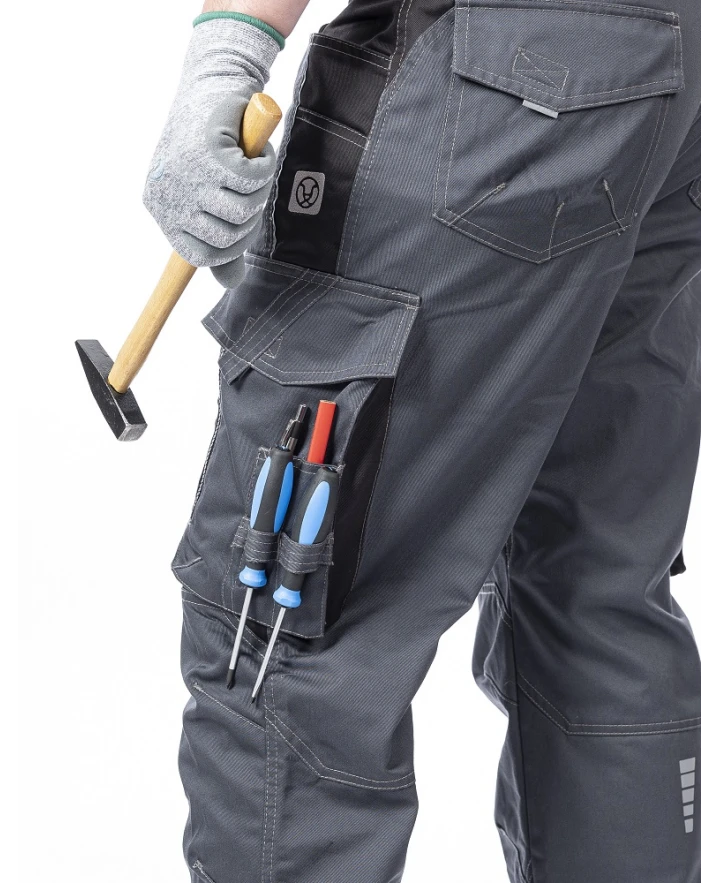 VISION, Pantaloni cu pieptar din bumbac și poliester, 260 g/mp, căptușeală din bumbac [4]
