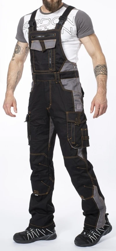 VISION, Pantaloni cu pieptar de lucru din bumbac și poliester, 260 g/mp [3]