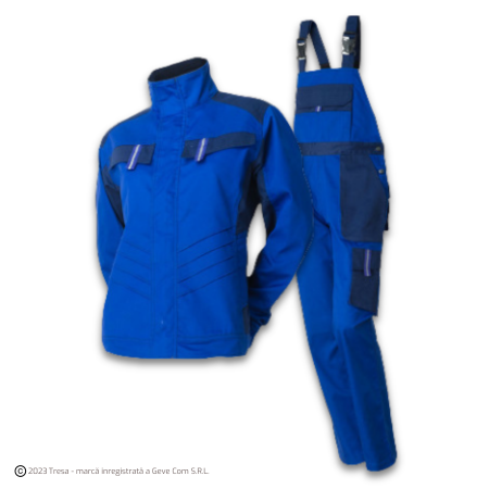 Costume - VULCANO PP, Costum femei cu jachetă + pantaloni cu pieptar din tercot, 235 g/mp