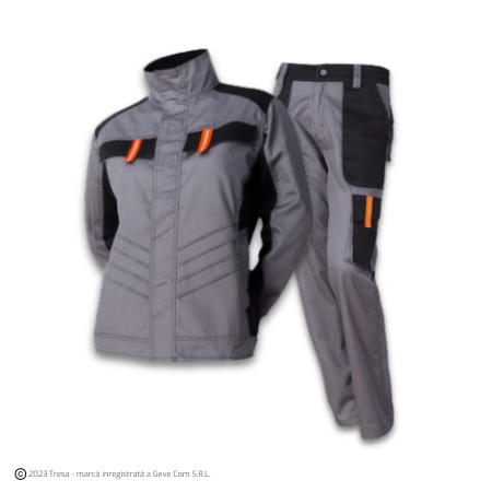 Imbracaminte sezonul cald - VULCANO PS, Costum femei cu jachetă + pantaloni din tercot, 235 g/mp