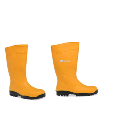 ÎNCĂLȚĂMINTE - W SAFETY S5 SRC, Cizme de protecție din PVC și nitril, bombeu metalic, lamelă antiperforație metalică