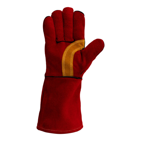 WELDER KEVLAR NEW 1C16, Mănuși de sudură din șpalt piele de bovină, lungime 33 cm [1]