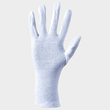 Mănuși Textile Simple - WHITE RUM LUX, Manusi de lucru din tricot de bumbac decolorat, calitate superioara