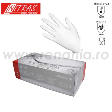 Mănuși Unică Folosință - WHITE WAVE Mănuși de protecție de unică folosință din material tehnic