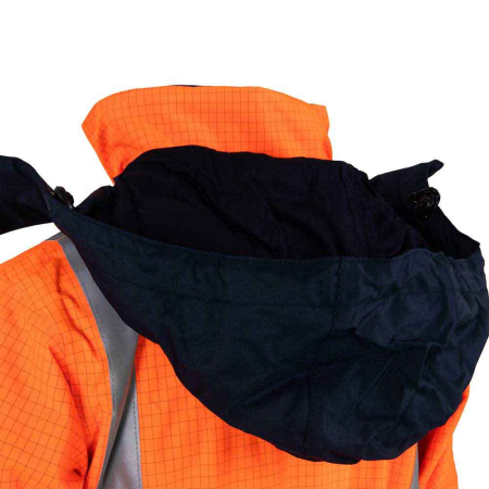 WINSELER 3073, Jachetă de ploaie ignifugă și antistatică, de înaltă vizibilitate, din poliester cu înveliș poliuretanic, 250 g/mp [7]