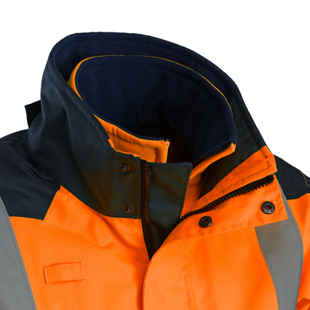 WIZARD, Geacă de iarnă multifuncțională reflectorizantă din poliester, 190 g/mp, cu jachetă softshell, 290 g/mp [17]