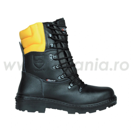 ÎNCĂLȚĂMINTE - WOODSMAN BIS A FO Bocanci de protecție din piele bovină, bombeu metalic, talpă antiderapantă