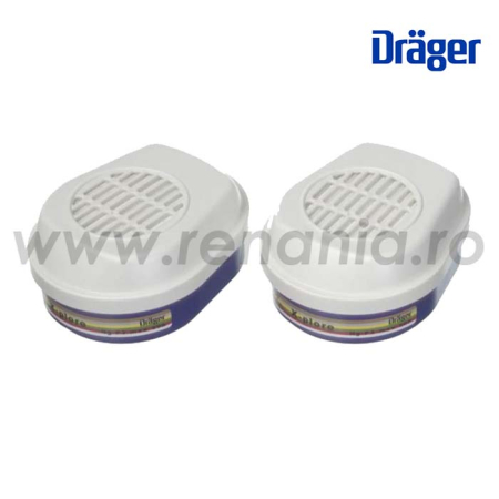 PROTECȚIE RESPIRATORIE - X-PLORE A1B1E1K1 HG P3 R D, Filtru combinat pentru protecție respiratorie, prindere baionetă
