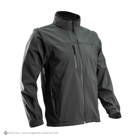 YANG 2-în-1, Jachetă Softshell cu mâneci detașabile, 310 g/mp, impermeabilitate 8.000 mm [3]