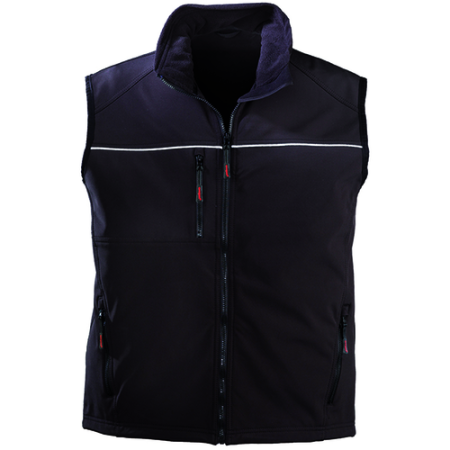 YANG REFLECT, Vestă din Softshell cu 3 straturi, 310 g/mp, impermeabilitate 8.000 mm, vizibilitate sporită [4]
