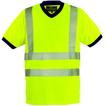 YARD, Tricou hi-viz cu mâneci scurte, din țesătură Bird-Eye 100% poliester, 140 g/mp [3]