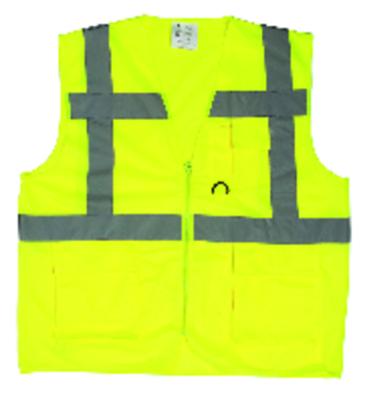 YARD, Vestă HI-VIS cu buzunare multiple din tricot poliester, 120 g/mp [6]