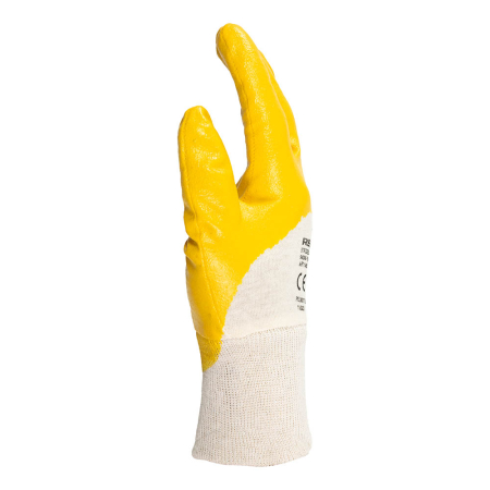 YELLOW 1453, Mănuși de protecție din bumbac, imersate în nitril [2]