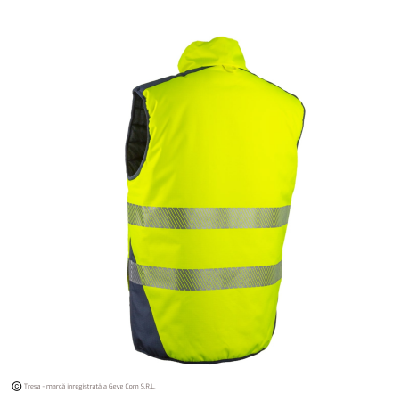 YORU, Vestă reflectorizantă termică, reversibilă, din poliester Ripstop, căptușeală 140 g/mp [1]