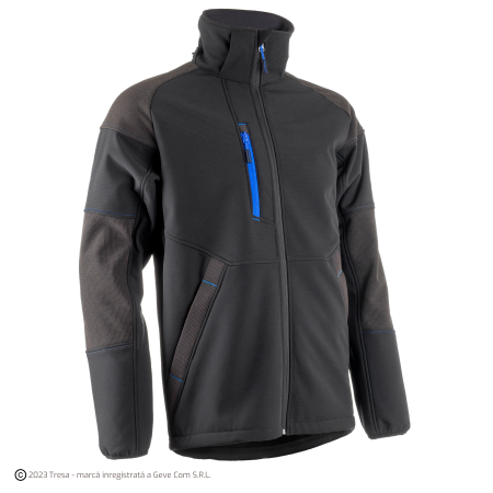 Jachete - YUKI II, Jachetă Softshell cu 3 straturi și întărituri Ripstop 3D, 350 g/mp, impermeabilitate 8.000 mm