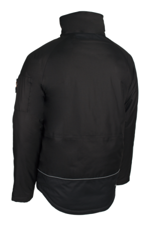 YUZU, Jachetă parka din poliester Ripstop cu căptușeală fleece și glugă fixă, 300 g/mp [10]